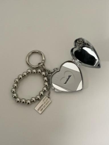 하트 미러 키링 (1color) : 테케