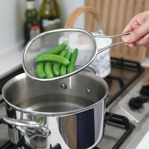 일본 시모무라 18-8 스텐 기름 채망 스트레이너 2종