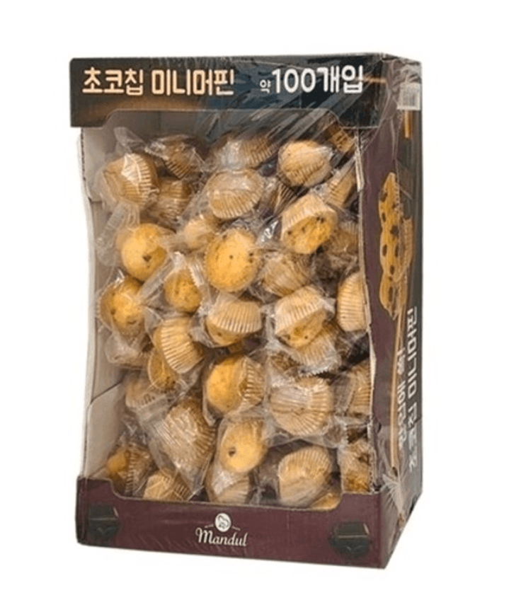 스페인 초코칩 미니머핀 약 100개입 (1.4kg) 1개