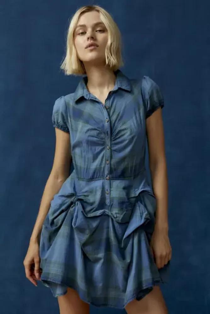 BDG Max Plaid Mini Dress
