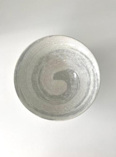 그레이 회오리 면기 비빔기 보울 국그릇 일본그릇 집들이선물 감성 도자기 덮밥 라면 비빔밥 냉면 우동 그릇