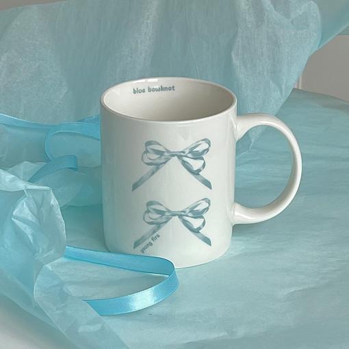 블루리본 세라믹 머그컵 MUG CUP 집들이선물