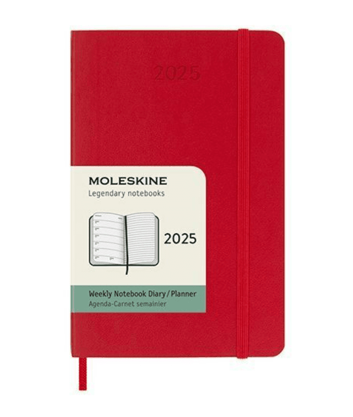 몰스킨 2025위클리/스칼렛레드 소프트 P