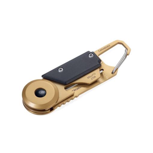 트로이카 TRAVEL EGON 미니 멀티툴 카라비너 골드 (KTL26/GO)