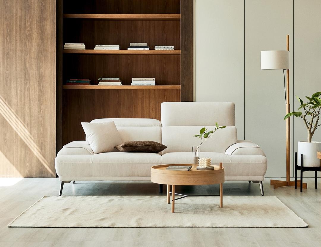 미로 3인 기능성 젠위브 패브릭 소파+쿠션1개