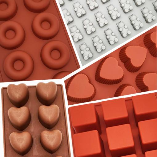 실리콘몰드 초콜릿 원형 하트 양초 케이크몰드 노르딕12구