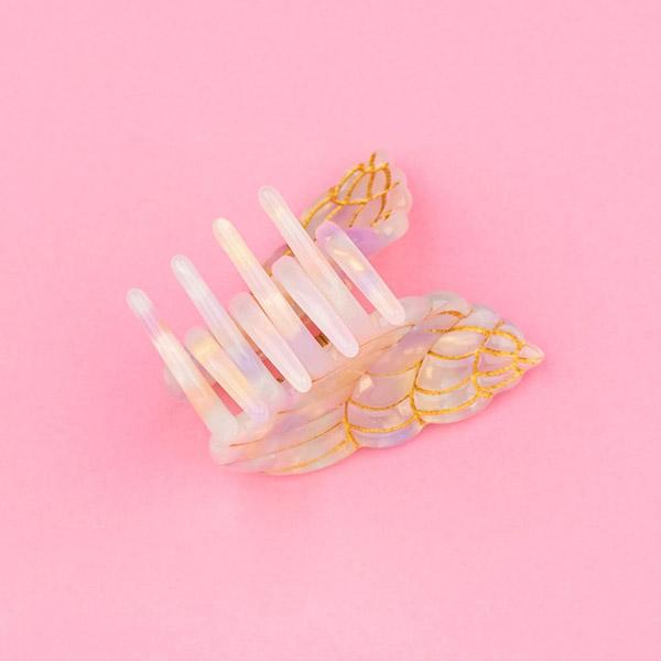 [쿠쿠수제뜨]Shell Mini Hair Claw-SU00KNCLW0049SHL