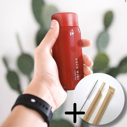 오슬로 미니 텀블러 소형 작은텀블러 유치원보온병 에스프레소 초등학생 물병 120ml