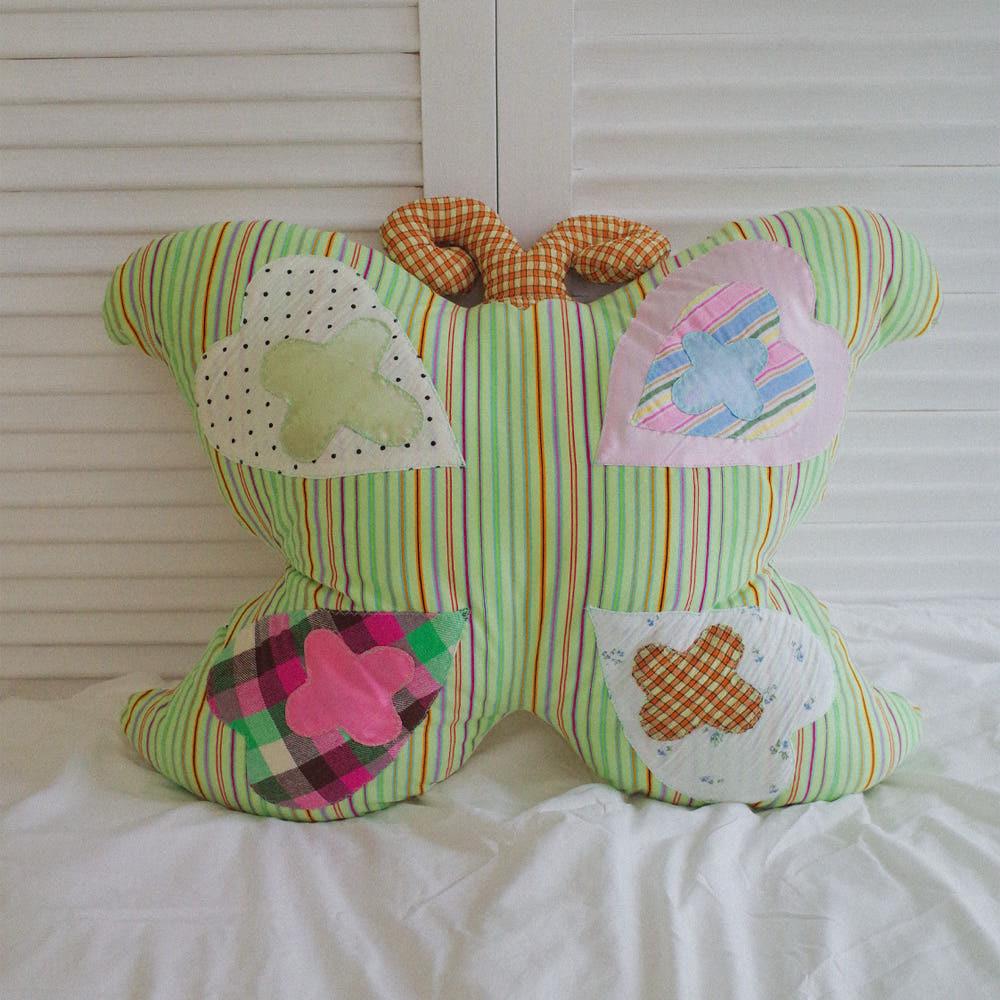 Love Wish Butterfly Cushion – Green