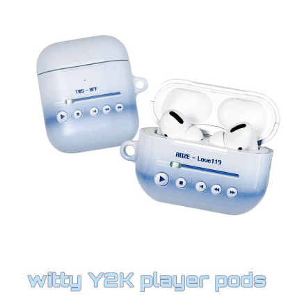 [위티] y2k player airpods case