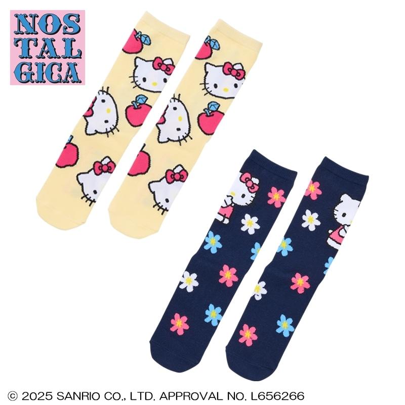 HELLO KITTY ハローキティ  NOSTALGICA ノスタルジカ ソックス 2足セット