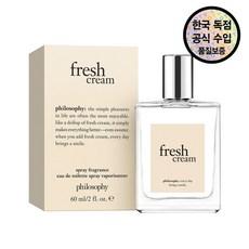[필로소피] [공식수입원] 프레쉬크림 프레그런스 EDT 60ML, 60ml, 1개