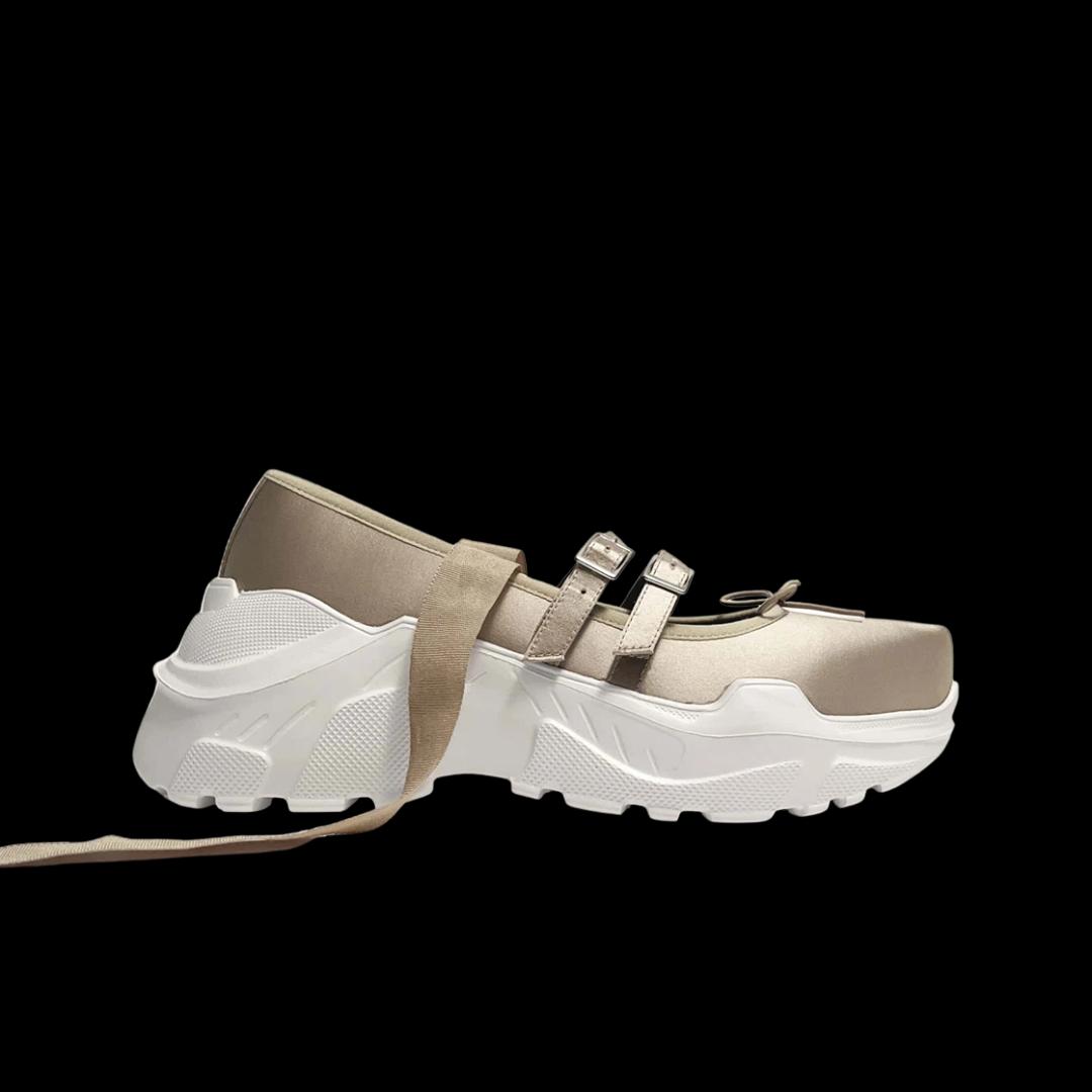 (W) Akikoaoki Giselle Valentine Satin Mocha White