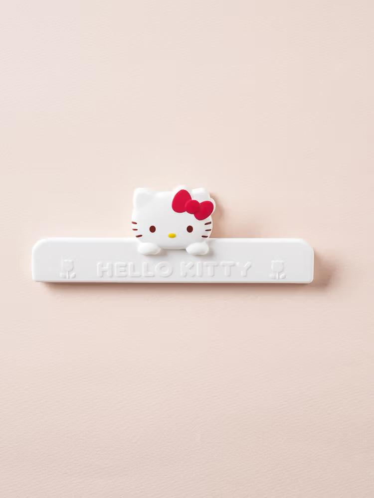 산리오 헬로키티 냉장고 부착 클립 겸용 봉지 집게