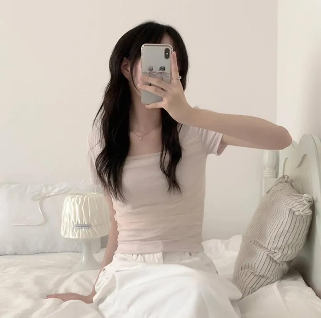 블랑 스퀘어 셔링 반팔티 (3color)
