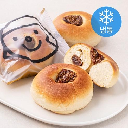 훕훕베이글 크리미무화과 베이글 (냉동), 180g, 3개입