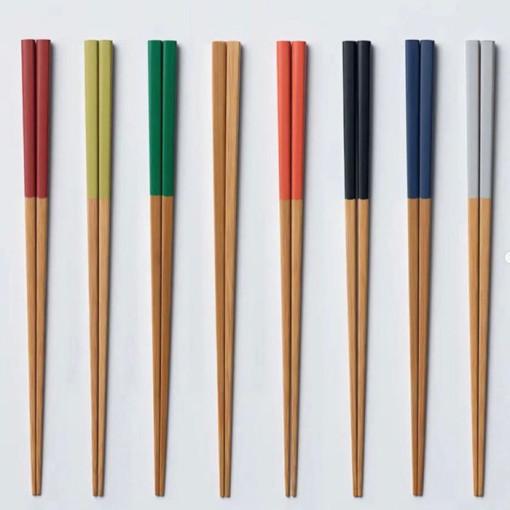 야마치쿠 스스케 스퀘어 23cm 천연 대나무 일본 젓가락  Yamachiku Susuke