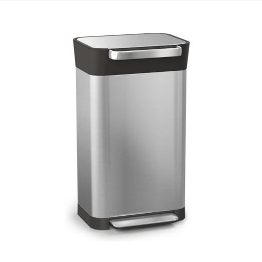 조셉조셉 타이탄 압축 쓰레기통 트래쉬 캔 컴팩터 스테인리스 30리터 Joseph Joseph