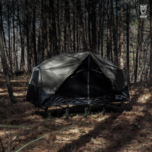 ARBOR 아버 캠핑 야전침대 1인용 솔캠 면 코트텐트 TC ver