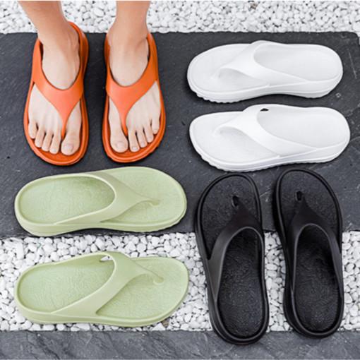 오듀즈 푹신한 가벼운 통굽 키높이 어글리즈 발편한 굽있는 쪼리 플리플랍 조리 여름 쿠션 슬리퍼