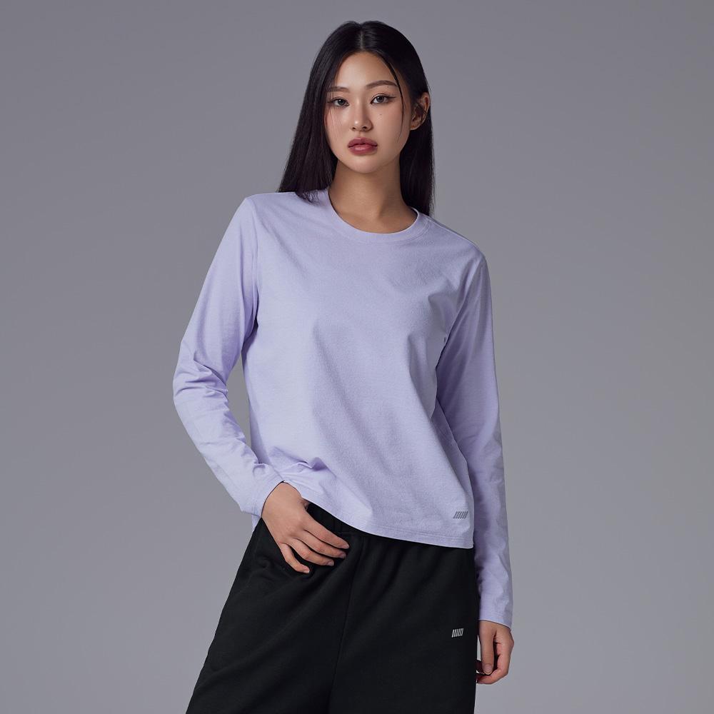 [EVENT] STL 프레쉬 라이트  베이직 세미 크롭 롱 슬리브 1+1