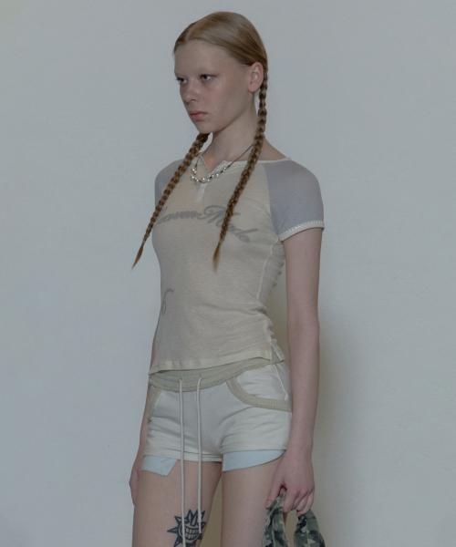 Heavenly Button Down Tee Raw