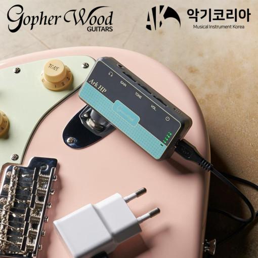고퍼우드 ArkHP 충전식 일렉기타 헤드폰 앰프 이어폰사용 가능