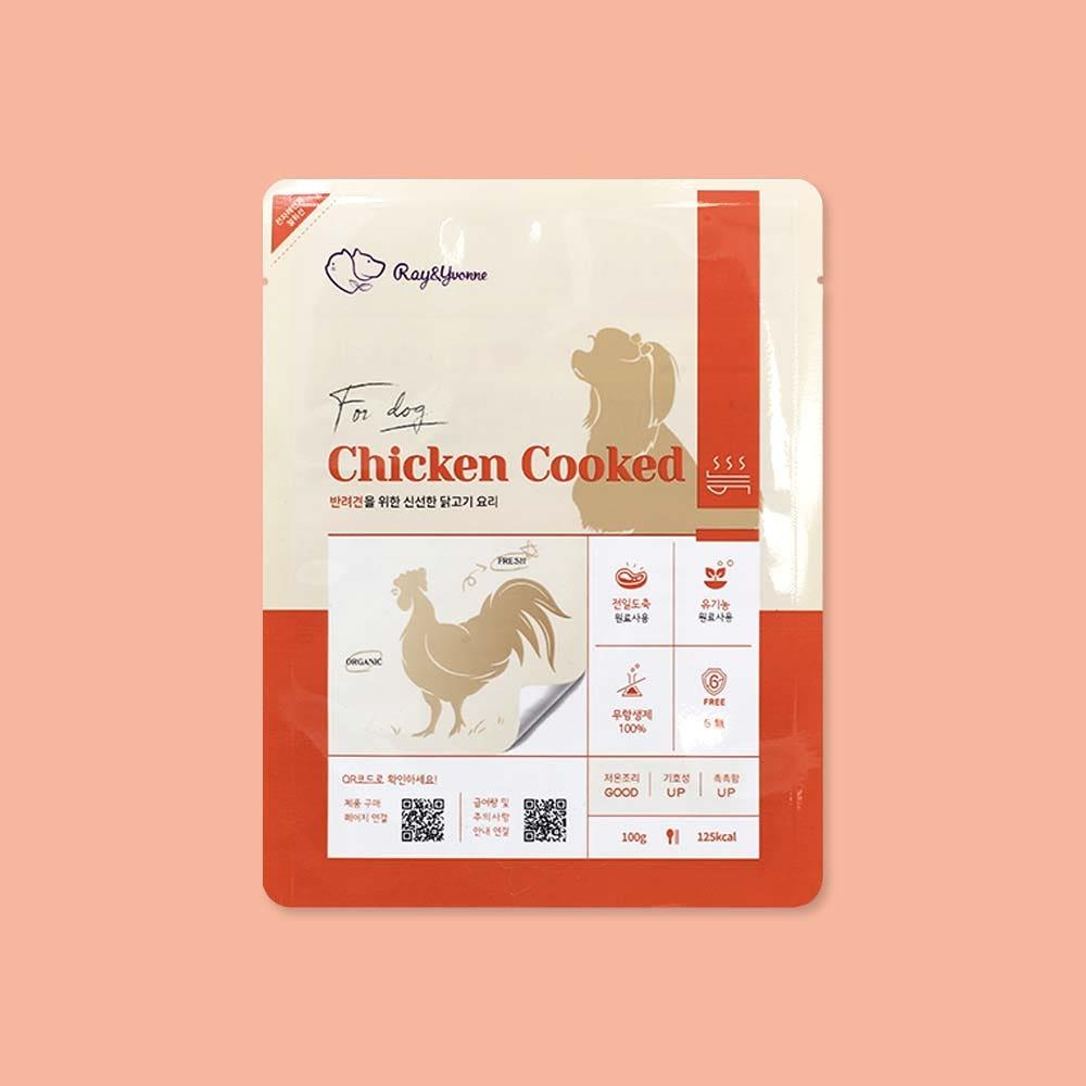 레이앤이본 반려견을 위한 신선한 닭고기 화식 12P 