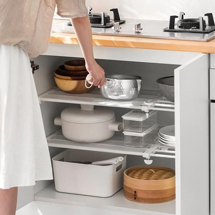 다용도 폭조절 강력 압축봉선반 수납 정리 벽 선반