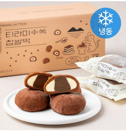 쿠캣 티라미수쏙 찹쌀떡 9개입 (냉동), 540g, 1개 - 찹쌀떡 | 쿠팡