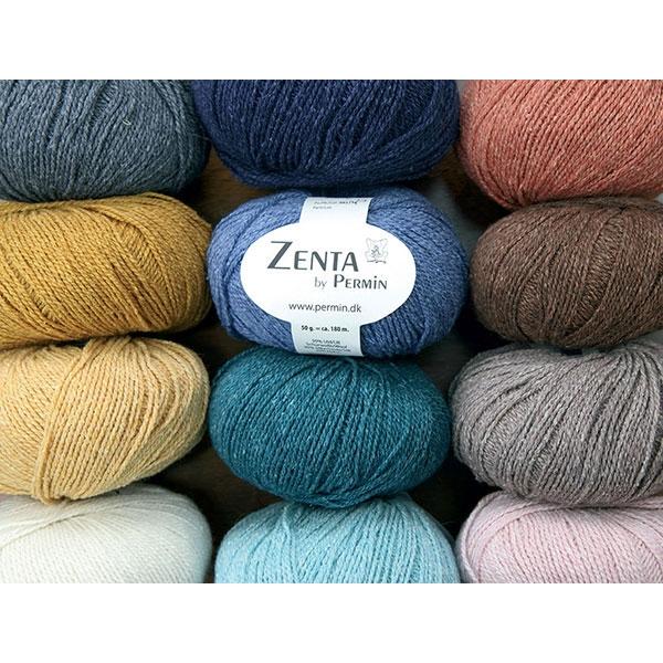 Zenta 8833(울50%+실크30%+나일론20%, 50g, 180m) / 덴마크 Permin 뜨개실
