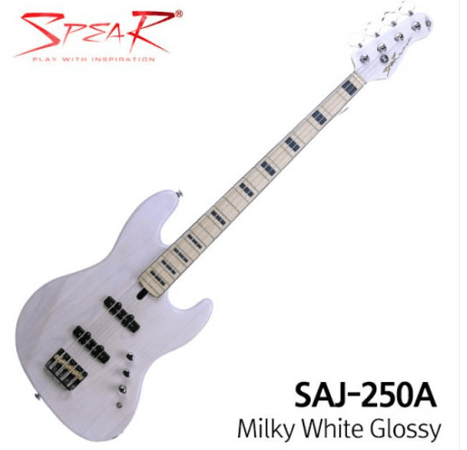 [프리버드] 스피어 Spear 베이스 SAJ-250A Milky White