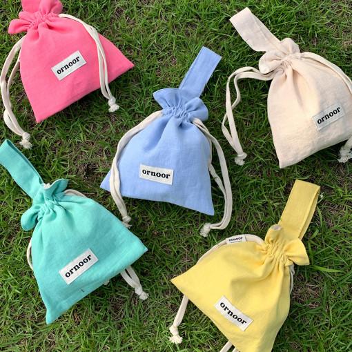 [ornoor] 오르누르 캔디허니 린넨 복조리 미니 에코백