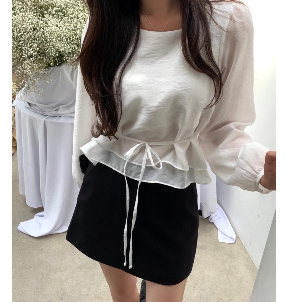 레이어링 블라우스
