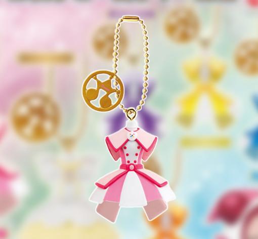 오자마녀 도레미 레미 코스튬 피규어 키링 가챠 캡슐토이 핑크