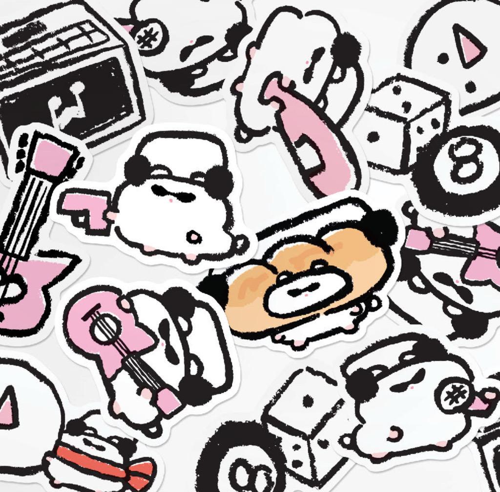 [리무버블]힙찌 리무버블 조각스티커 9종 ver 2