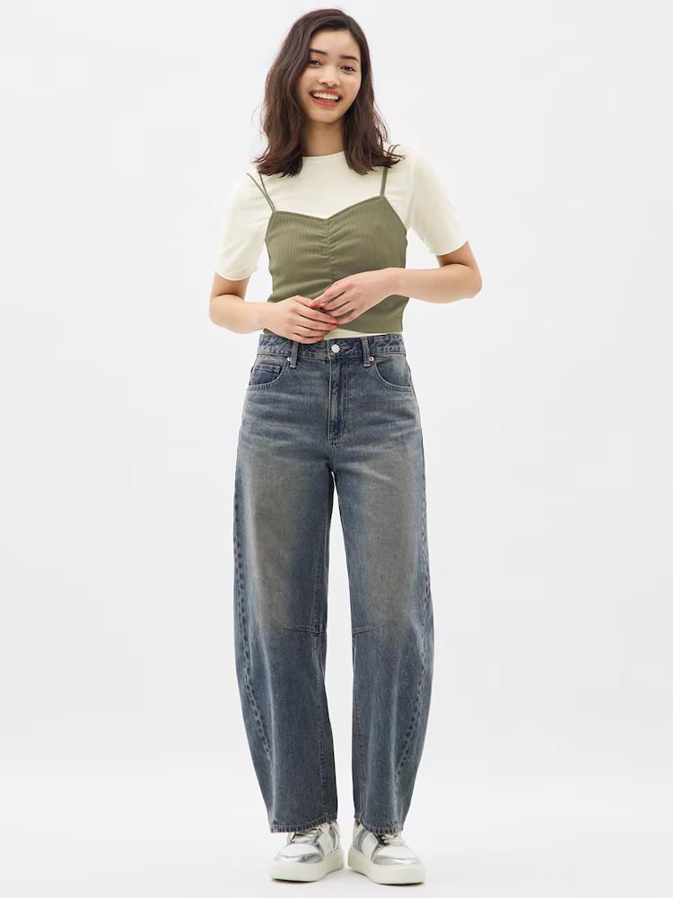 バレルレッグジーンズ(丈標準71.0～75.0cm)