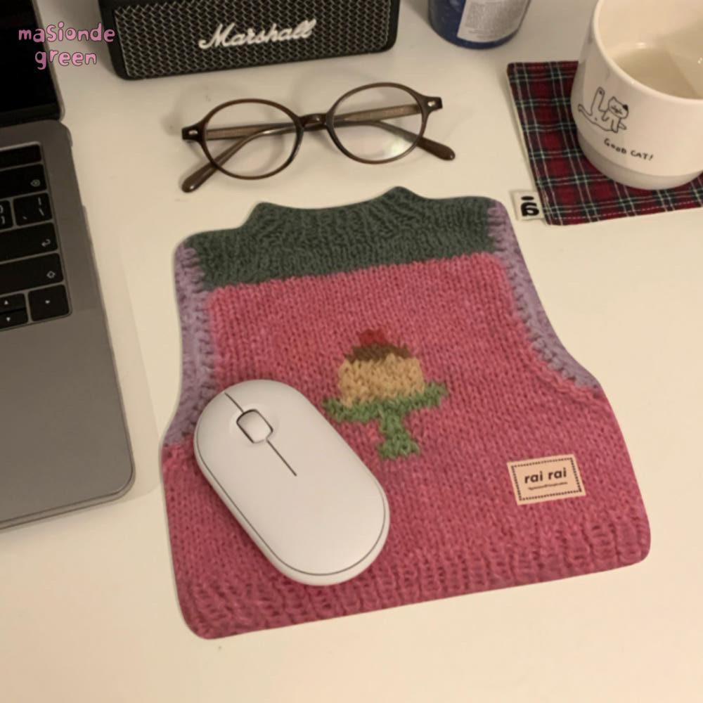 masiondegreen 메종드그린 마우스패드 니트 스웨터 프린트 패드