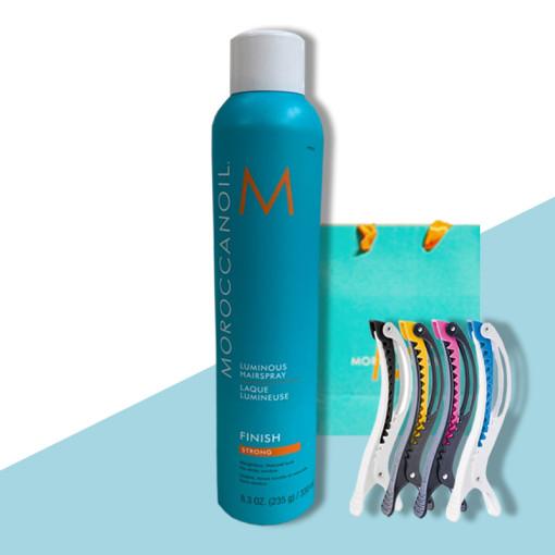 모로칸스프레이 머리고정 가스스프레이 볼륨 앞머리 픽서 헤어스프레이 330ml