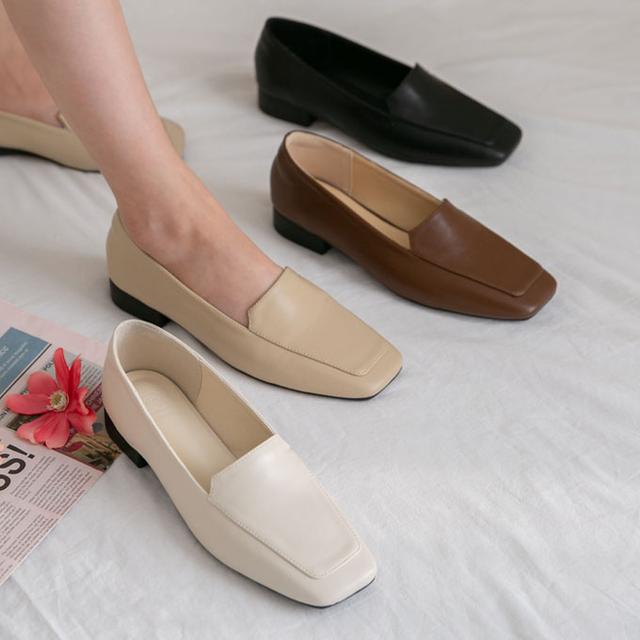 (쫀득몰드창) 미니멀리 심플 로퍼(3cm)