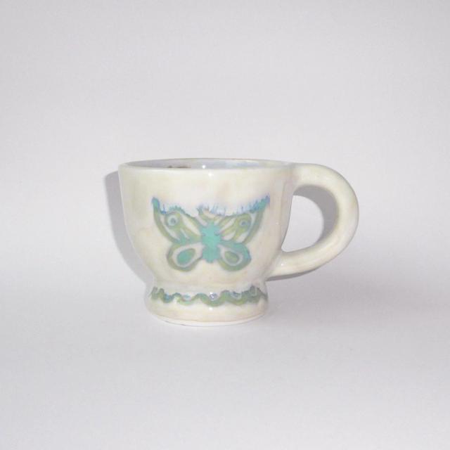 Jade butterfly cup