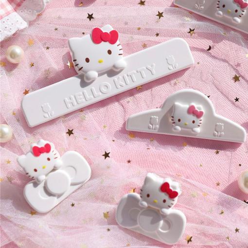 [Sanrio] 일본 산리오 헬로키티 마그넷 클립 2 Type 메모홀더 키티집게 고전문구