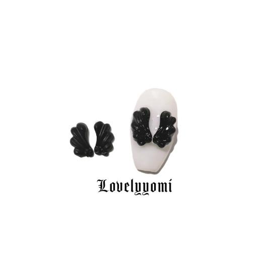 (4개입)데몬 블랙 악마날개