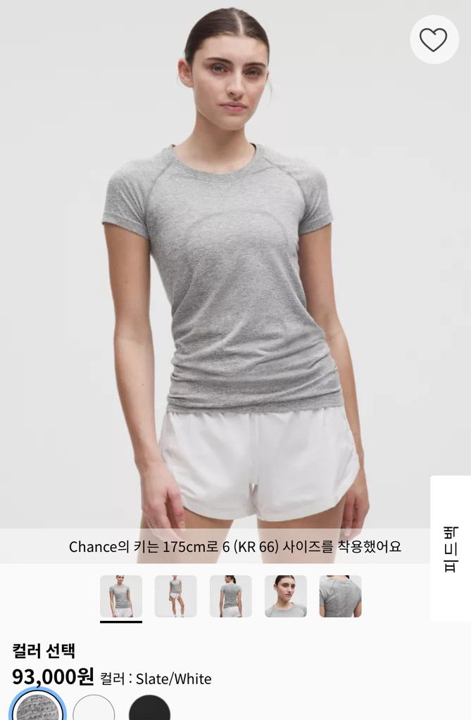 스위프틀리 테크 숏슬리브 셔츠 2.0힙 렝스