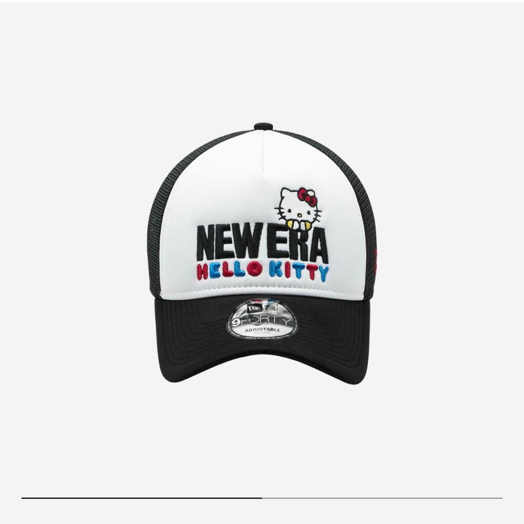 New Era x Hello Kitty A-Frame Trucker Ball Cap Black