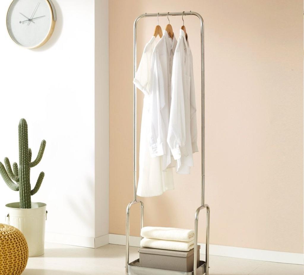 스탠드 미드센츄리 수납 행거 1단 400