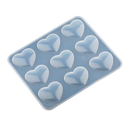 플레이트하트몰드 (m-507)/레진아트실리콘몰드