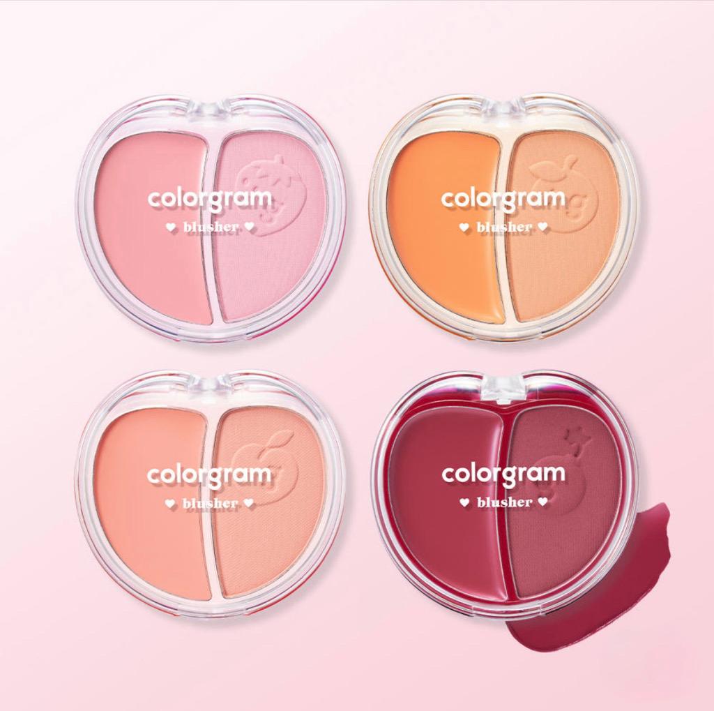 컬러그램 틴토리 반반 블러셔 5g