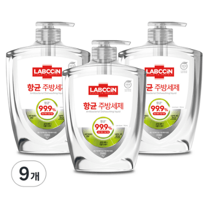 랩신 항균 주방세제 라임향, 750ml, 3개 - 일반주방세제 | 쿠팡