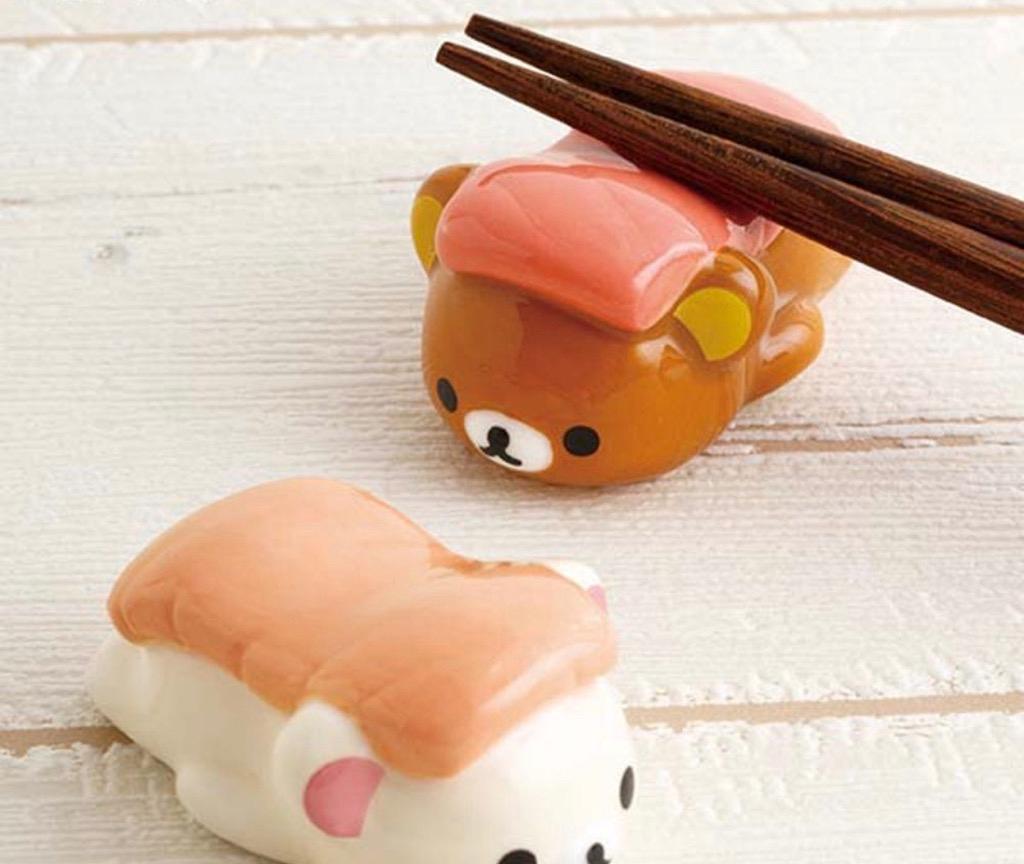 리락쿠마 젓가락 받침